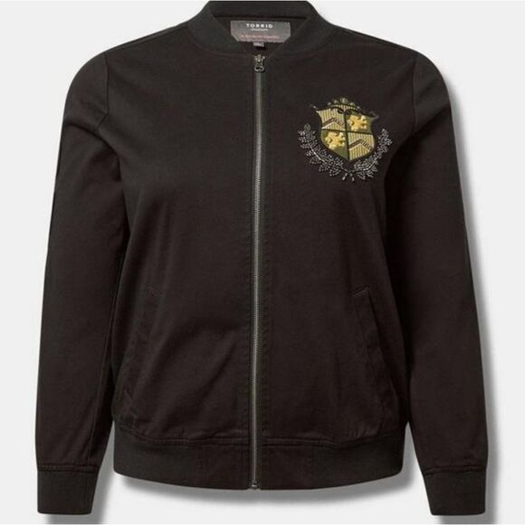 Torrid Stretch Twill BOMBER JACKET NWT - Picture 6 of 6